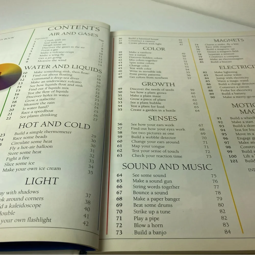 101 Great Science Experiments by Neil Ardley - Colorful Illustrated Book